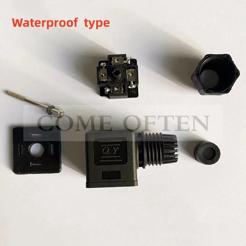 

Гидравлический Соленоидный клапан, катушка, электромагнитный разъем, водонепроницаемый переменный/стандартный, без светодиода, стандартный DIN43650A