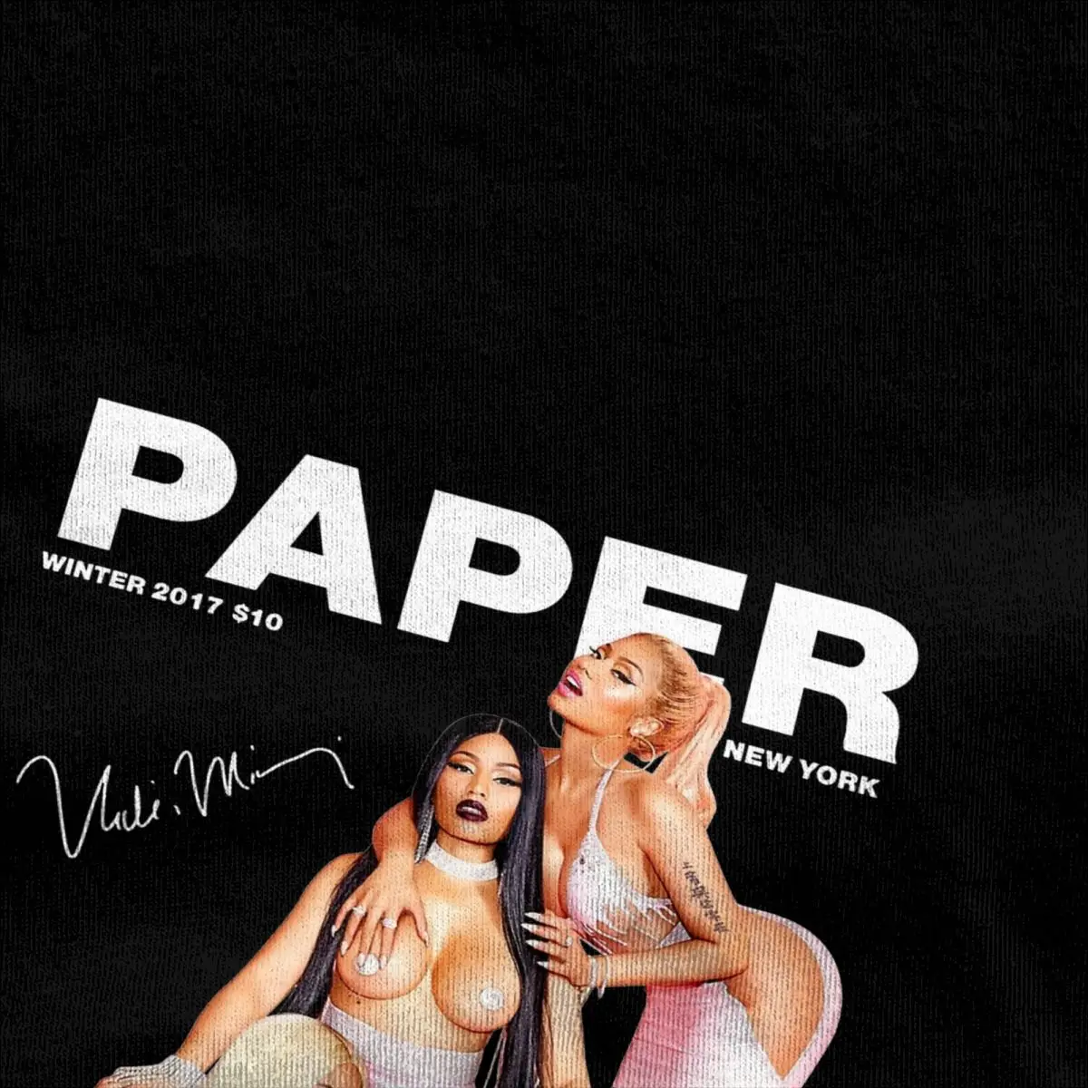 Экспериментирующая футболка Nicki Minaj мужские и женские хлопковые креативные