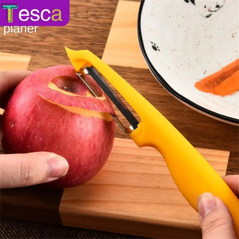 

Handheld Vegetable Peeler One-word Fruit Peeler Multi-function Health Melon Planer Kitchen Gadget Modern Melon Planer Knife