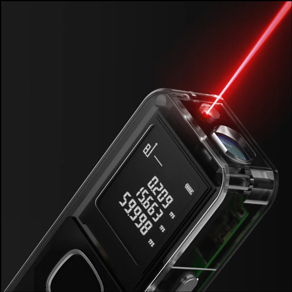 

SNDWAY High Precision Digital Laser Rangefinder Measuring Tool Rechargeable Laser Ruler Distance Meter LED Display 40m 50m 60m