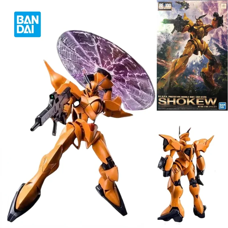 В наличии Bandai оригинальная GUNDAM SHOKEW ZMT-S12G RE 1/100 сборная модель игрушки аниме
