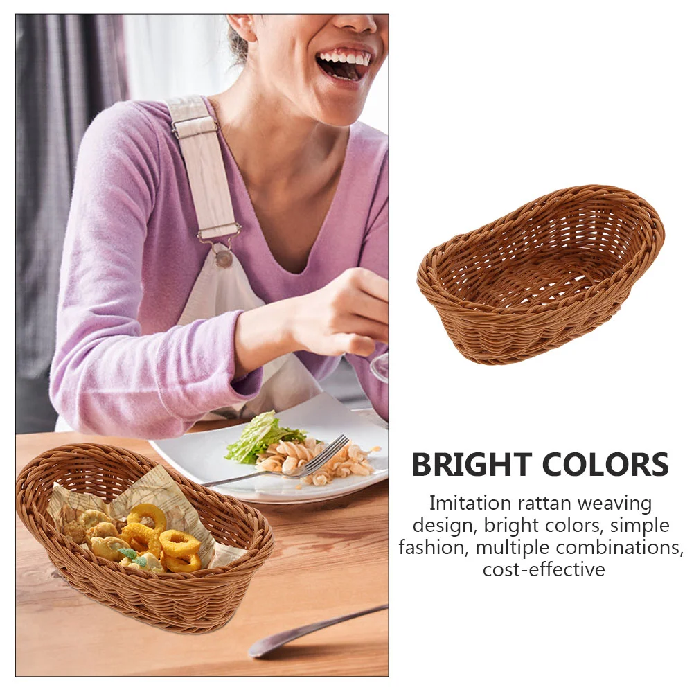 

Household Food Basket Multi-function Bread Basket Kitchen Chip Basket Snack Accessory