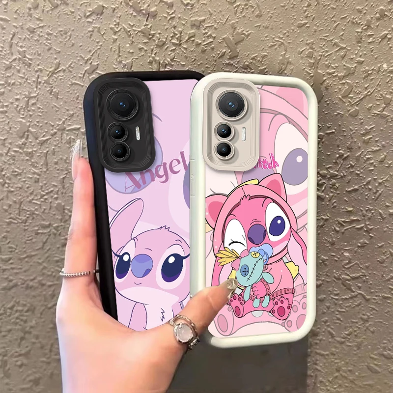 Аниме Ангел Лило и Стич для Xiao POCO 12T 11 F2 F3GT F4 F5 X X4 X5 M3 14 Pro GT 4G фотовспышка