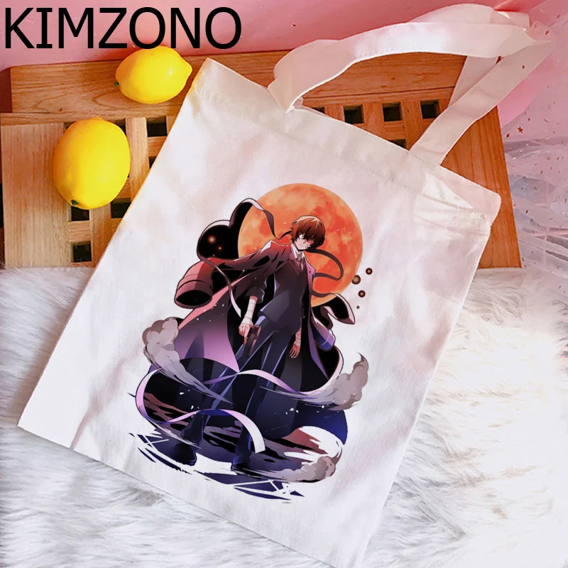 

Bungou Stray Dogs Dazai shopping bag bolsas de tela jute bag bolsa shopping bag reusable bolsas reutilizables tote sac tissu