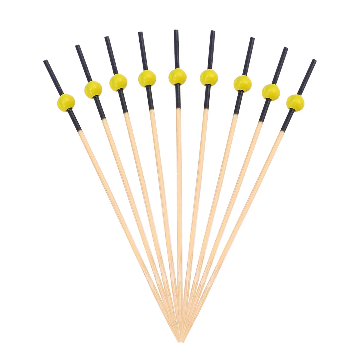 

Cocktail Picks Black Fruit Picks Bamboo Cocktail Stick Cocktail Stick Fruit Picks for Party Cocktail Picks