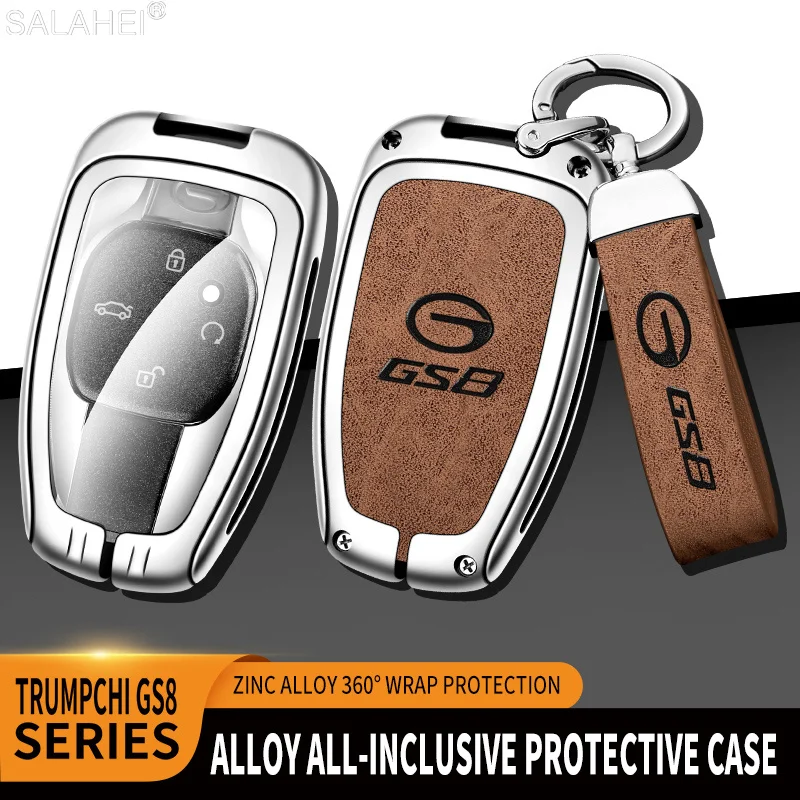 

Car Remote Key Fob Case Cover Protect Shell For Trumpchi GAC 2021 Empow J11 J12 J13 J14 J15 J16 GS8 Keyless Keychain Accessory