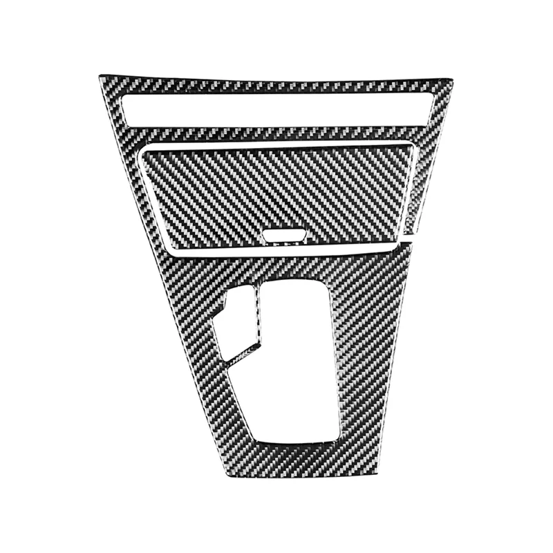 

For BMW- X3 E83 2006-2010 Carbon Fiber Central Control Gear Panel Decorative Cover Trim Sticker Accessories