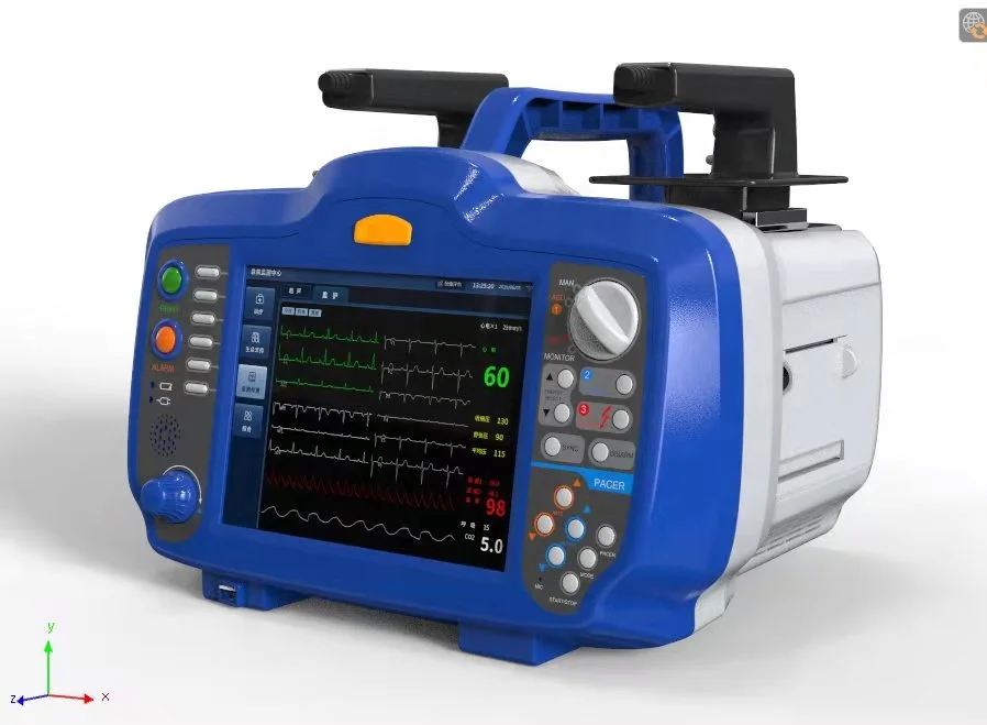 

Hospital Use biphasic DM7000 with Monitor / MANUAL / AED