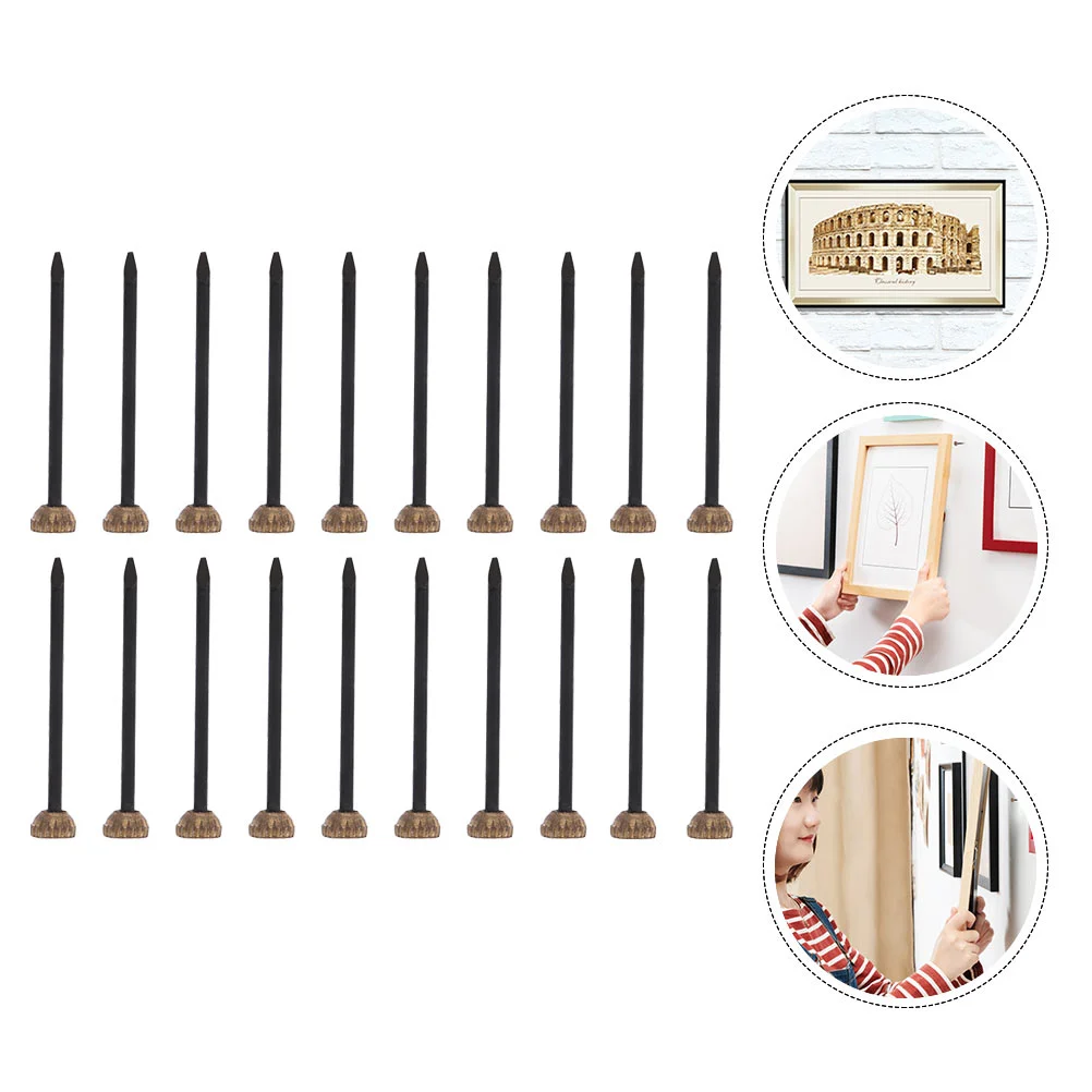 

100pcs Picture Hanger Nail Durable Premium Prime Sturdy Parts Accessories