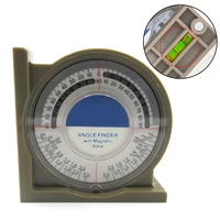1pc magnetic angle locator slope protractor inclinometer level meter clinometer measuring gauge gauging tools slope locator