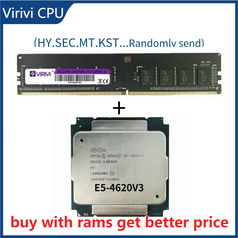 

DDR4 4G 2400Mhz with E5-4620V3 2.00GHz 10-Cores 25M LGA2011-3 processor