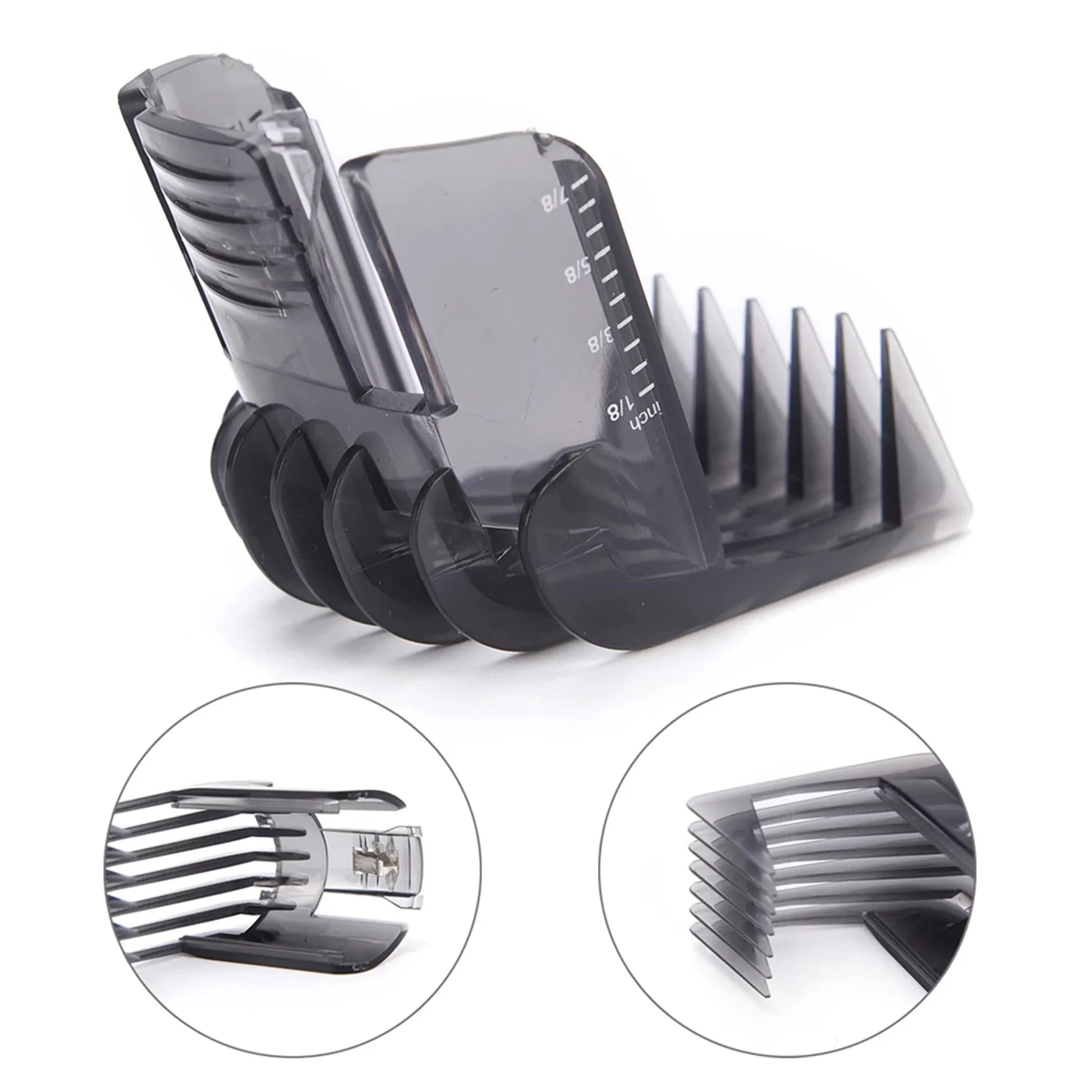 5Pcs Hair Clippers Comb Clipper Trimmer Razor Guide Attachment for Philips QC5130 QC5105 QC5115 QC5120 3-21mm Adjustable | Бытовая