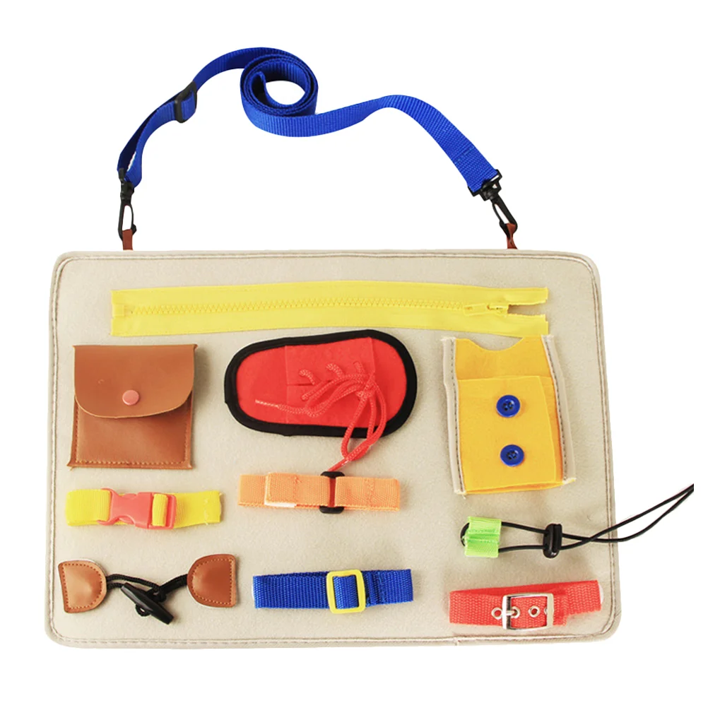

1pc Dressing Learning Board Kindergarten Teaching Aids Educational Plaything