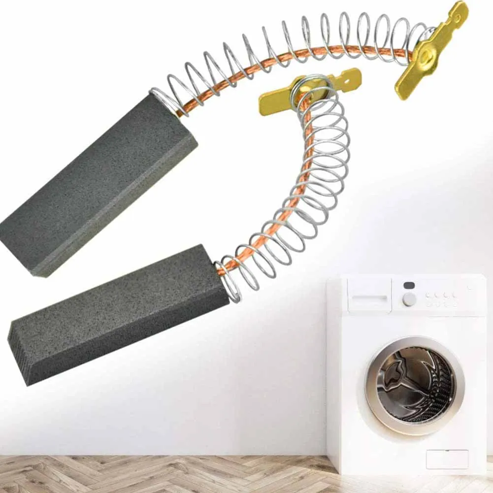 

2pcs Motor Carbon Brushes 5x12.5x36mm For Bosch/Siemens Drum Washing Machine BSH Engines 141344/141667/141504 Replaces 00154740