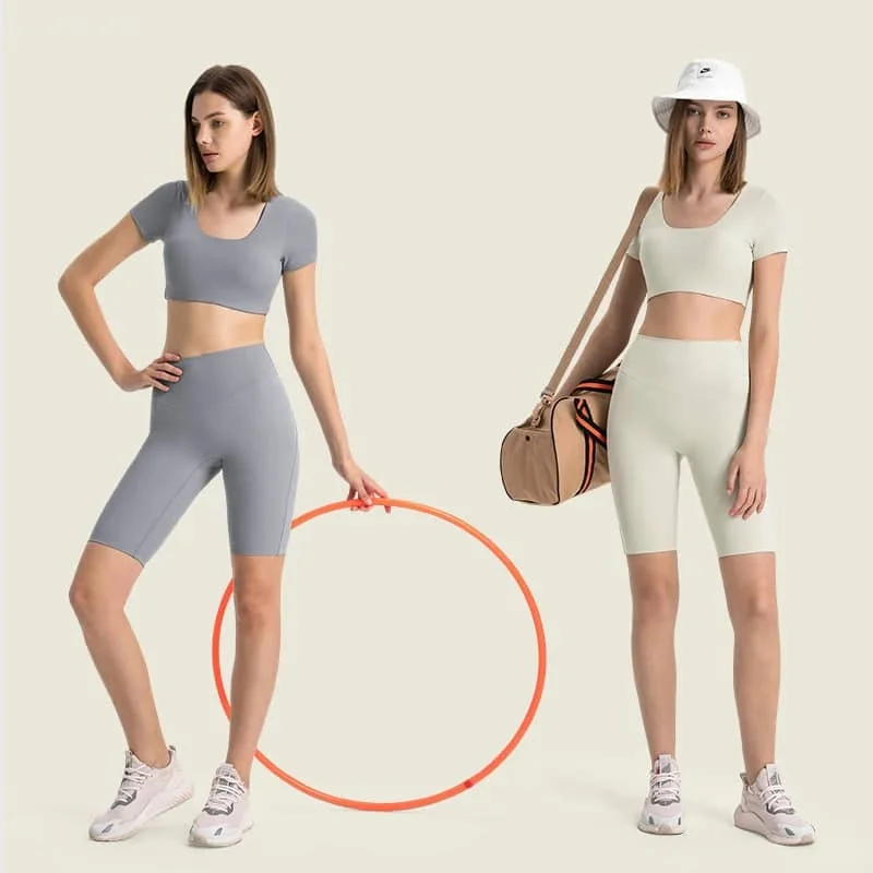 

Бренд Lulu, топы для занятий спортом на открытом воздухе, для бега, йоги, с короткими рукавами, фитнеса, в рубчик, короткая женская футболка