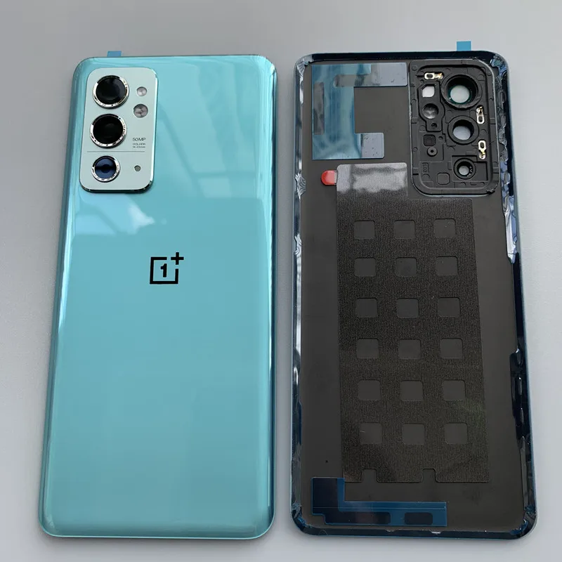 

Оригинальная Крышка батарейного отсека для OnePlus 9RT, стеклянная панель, задняя крышка корпуса чехол 9 RT MT2110 MT2111, задняя крышка с объективом камеры