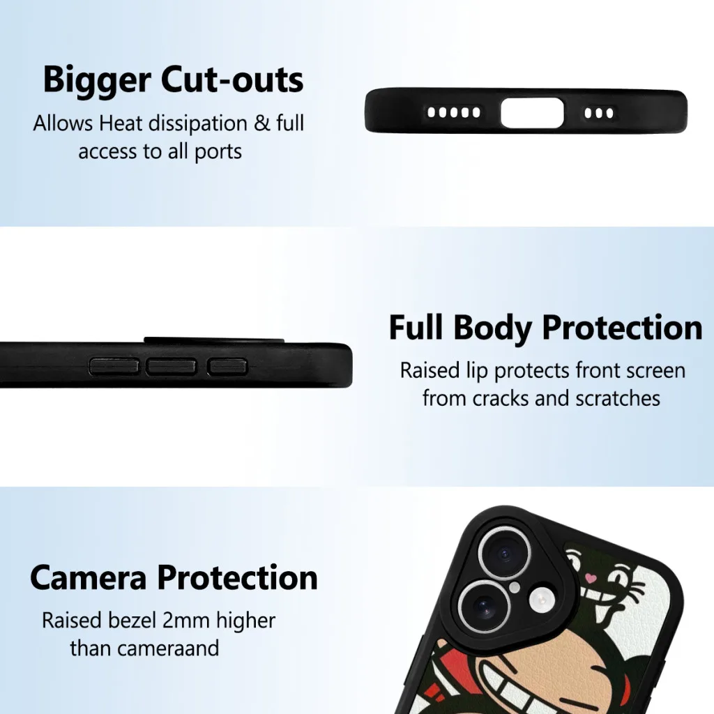 Чехол для телефона iPhone 16 Pro Max силиконовый чехол с рисунком P-Pucca Garu