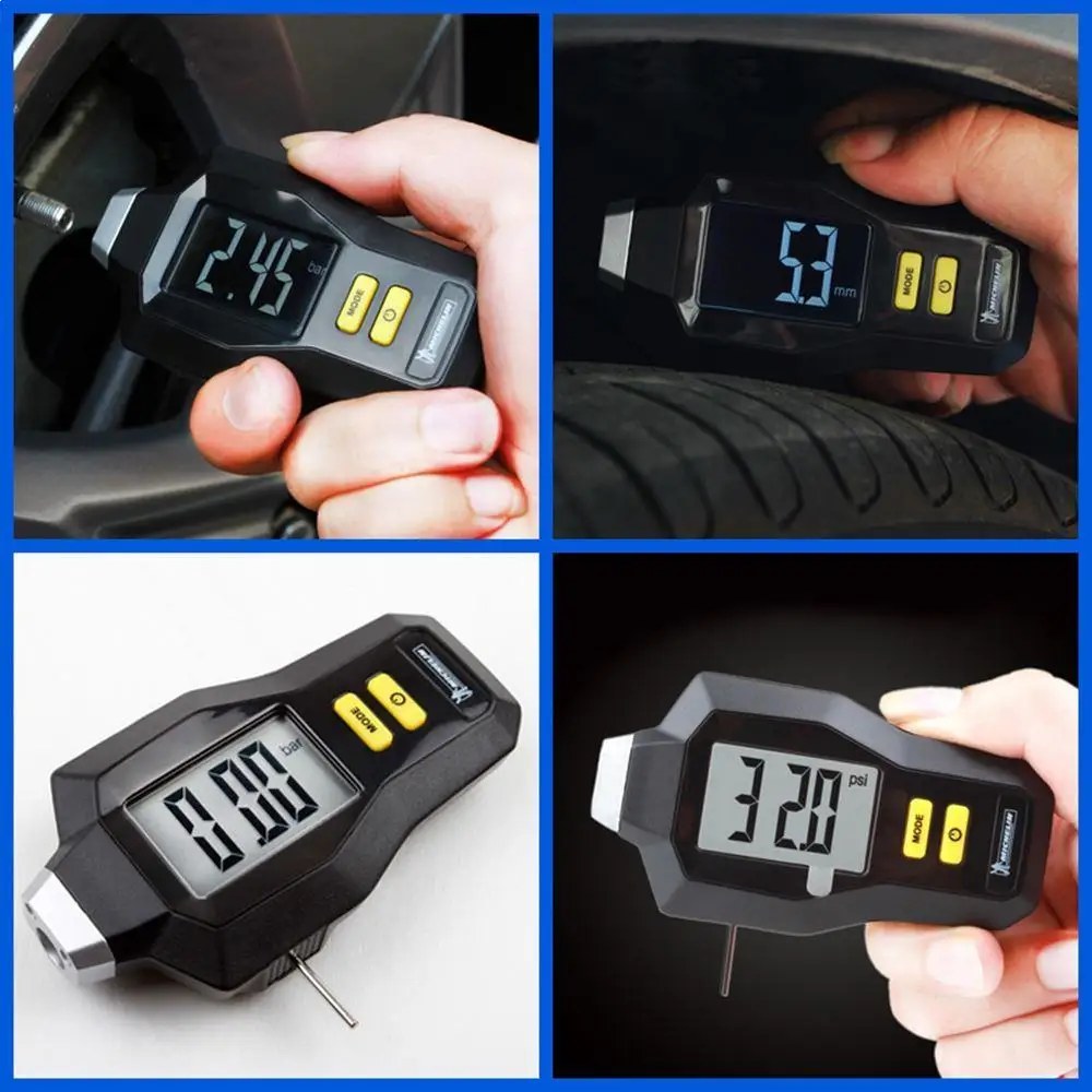 

Michelin MC12293 99PSI Digital Tire Pressure and Depth Gauge