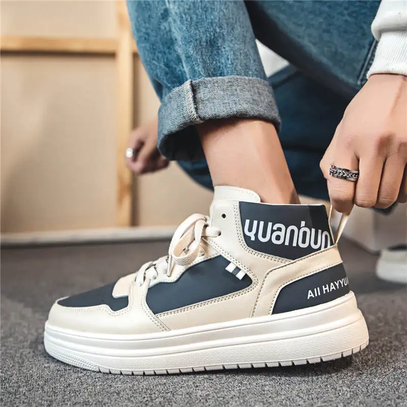 

Teniski Men's Shoes For Winter Hypebeast Men's Sports Shoes Brands High Platform Trainers Men Men's High Top Sneakers Tennis