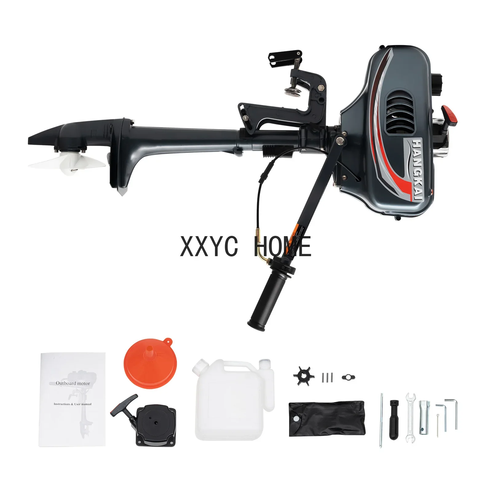 2-тактный 3.5 лодочный двигатель с водяным охлаждением мощностью 2500 Вт