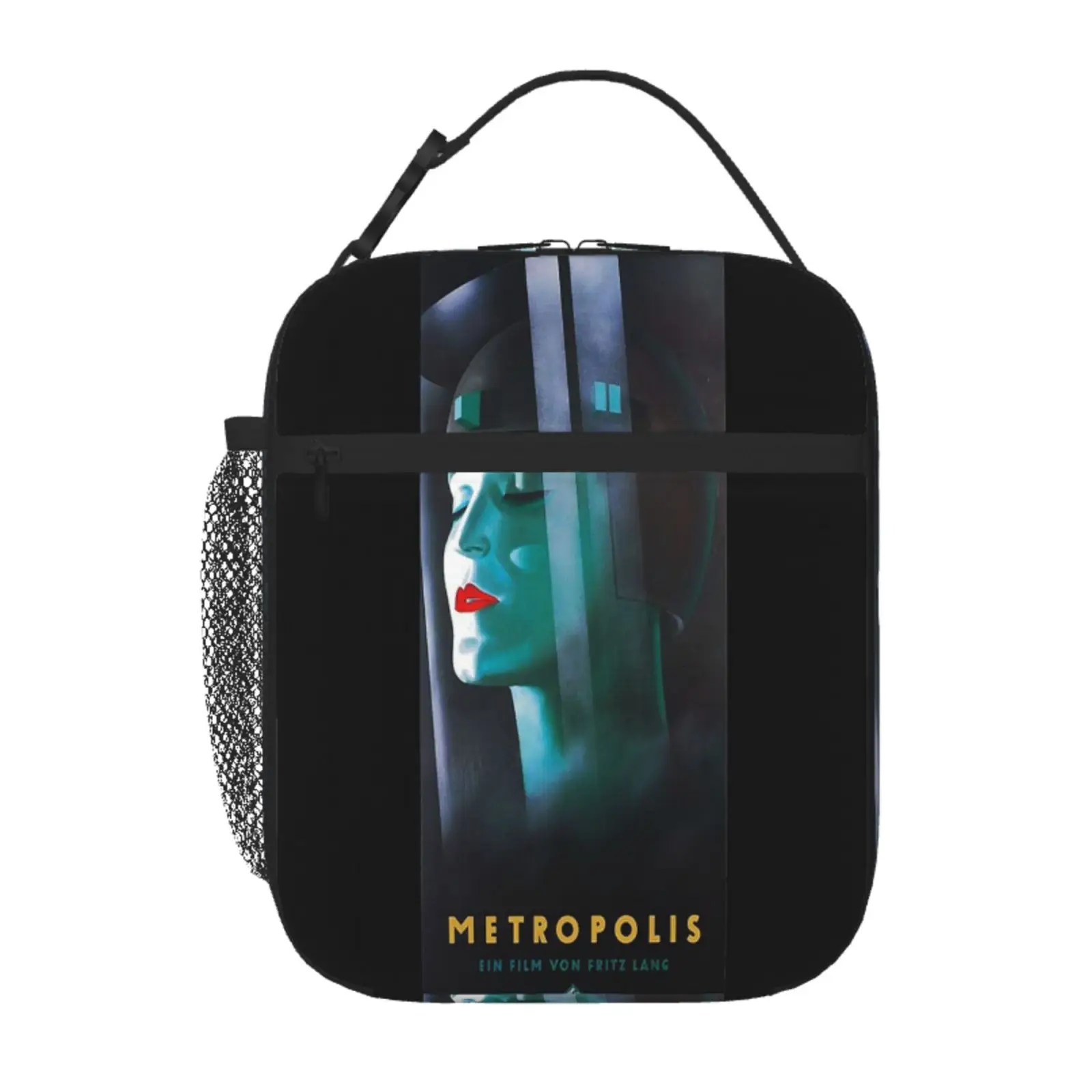 

Metropolis UFA Movie Poster..Art Deco Future Woman Lunch Bags For Women Thermal Lunch Box Thermal Lunch Box Thermo Container Coo