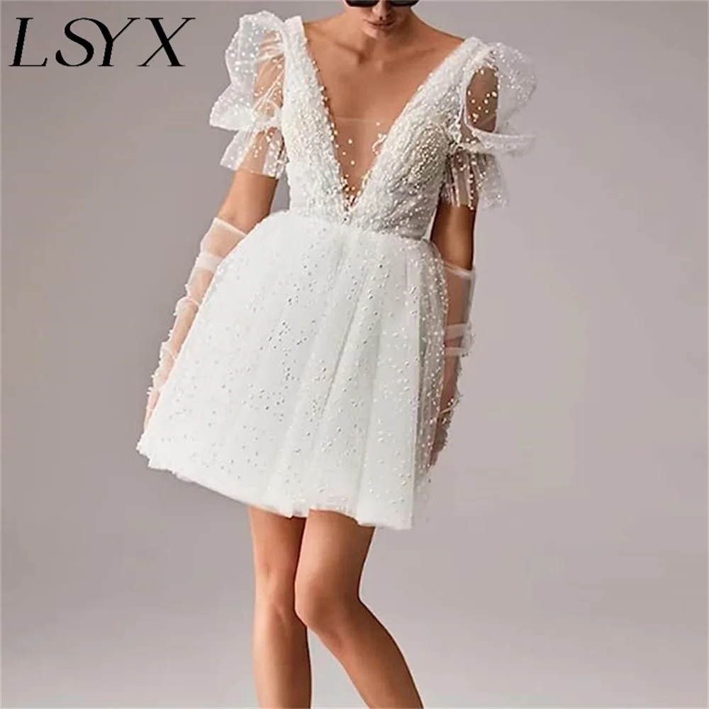 Рисунок 4 - Женское свадебное мини-платье из тюля LSYX