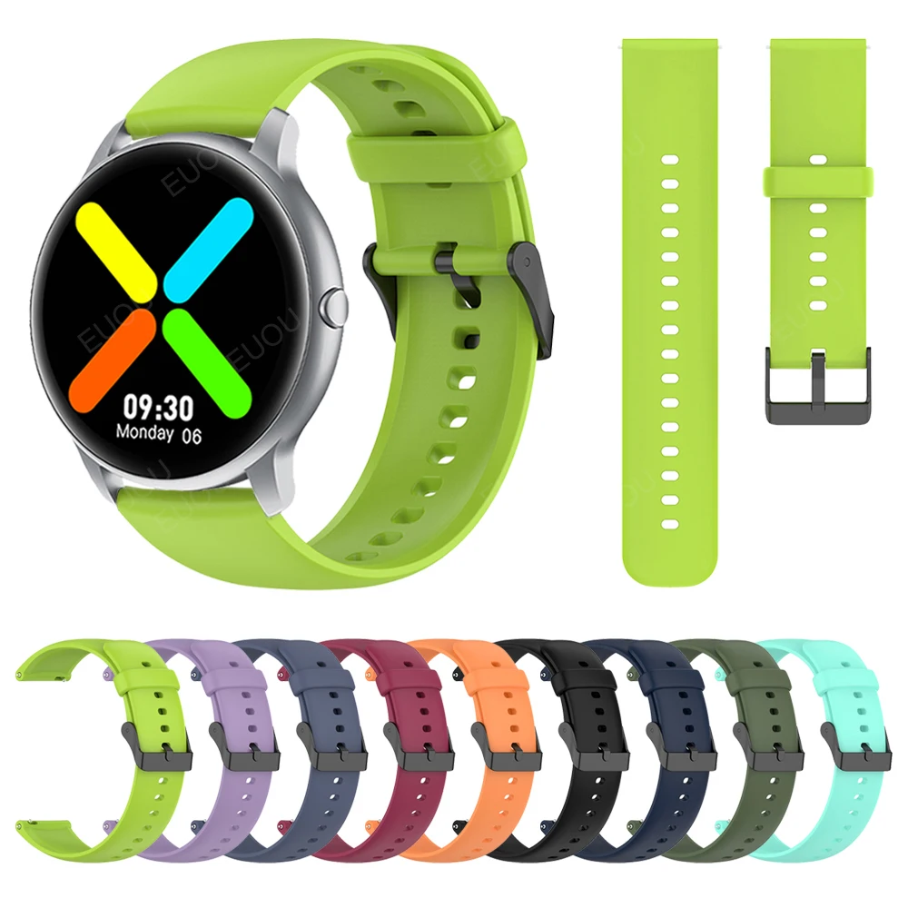 

Sports silicone watchband For Imilab kw66 Smartwatch wristband bracelet watchbelt strap replace accessories band correa ремень