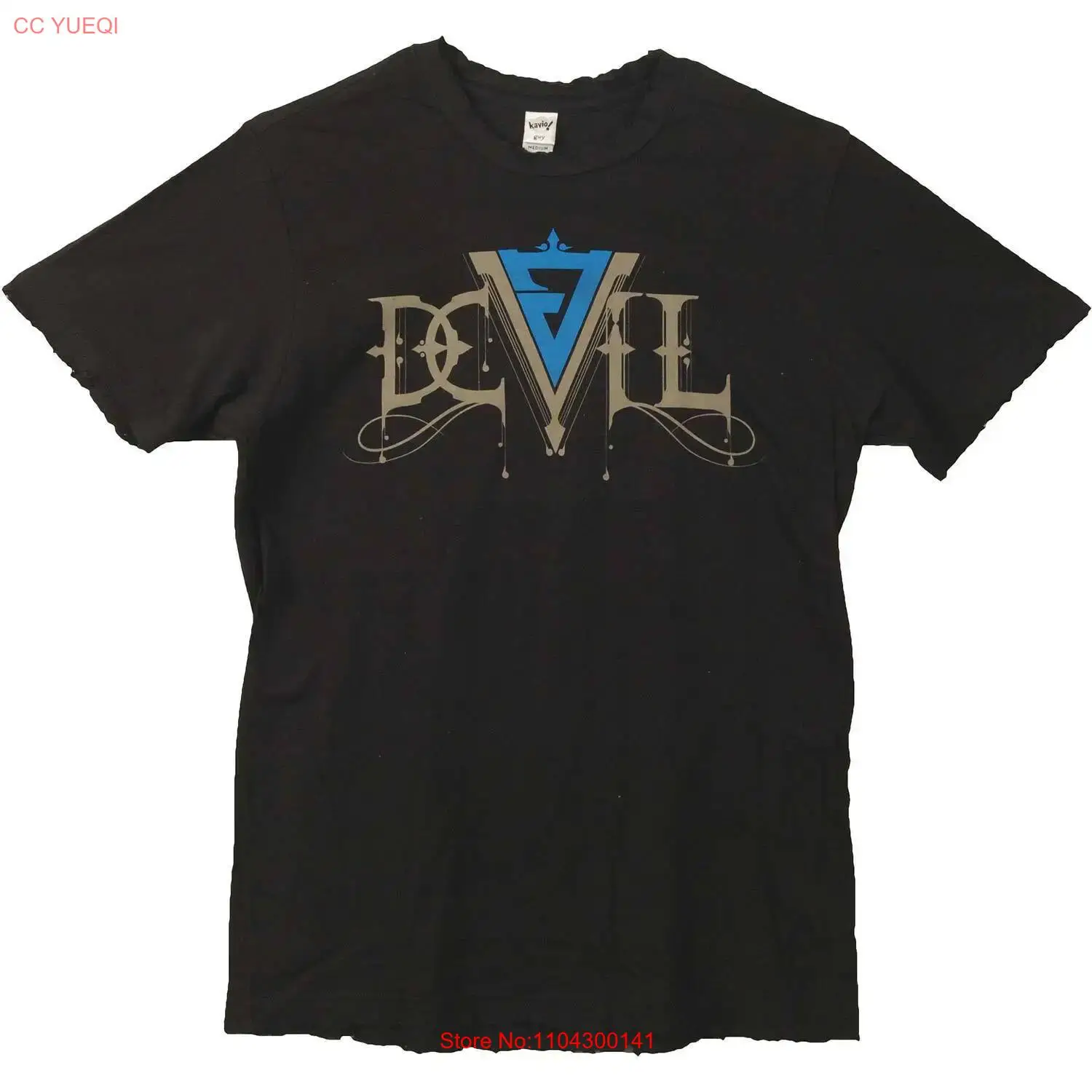 Мужская футболка с логотипом Korn J. Devil Dripping средний черный цвет