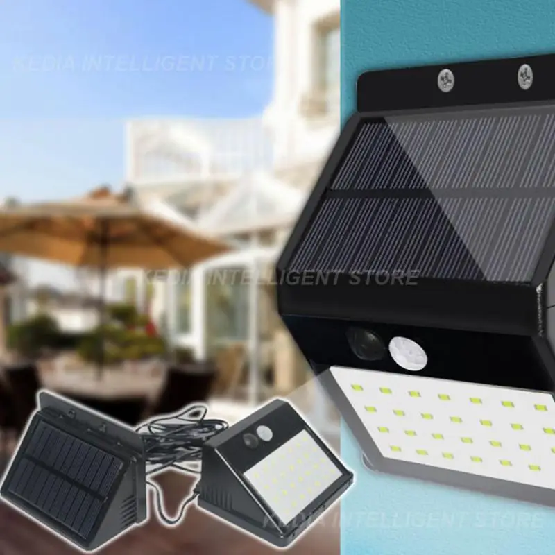 

30LED Solar Power Motion Sensor Wall Light Outdoor Waterproof Energy Saving Street Yard Home Garden Infrared Induction Wall Lamp