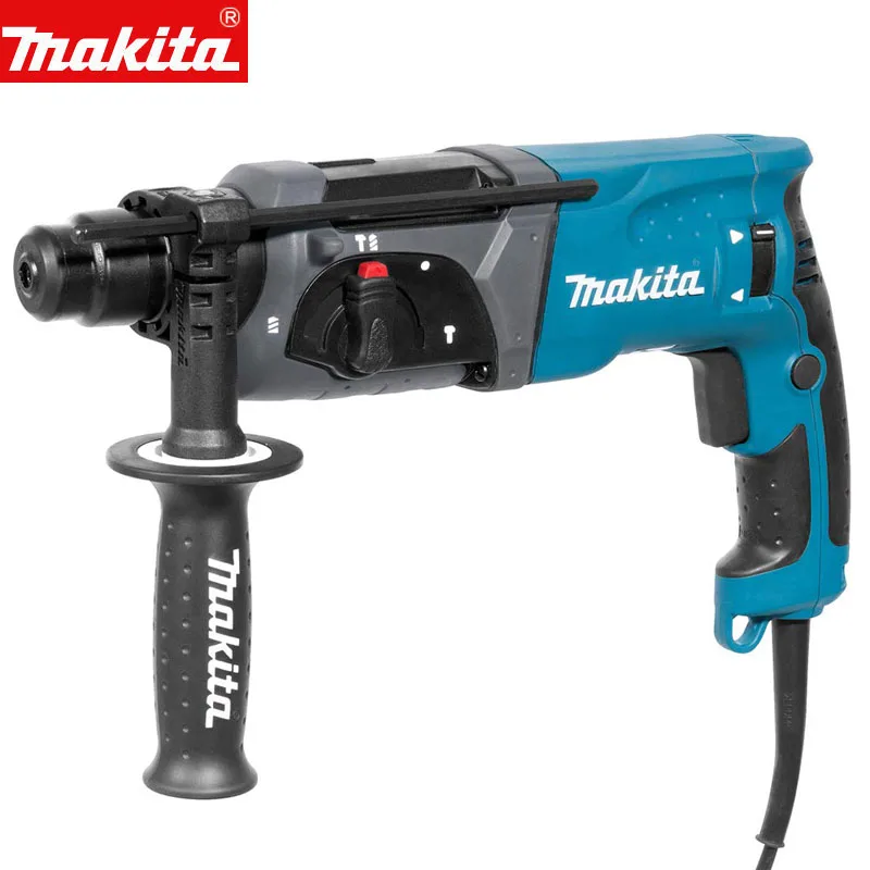 Makita HR2470F SDS-PLUS вращающийся молоток 15/16 дюйма 780 Вт компактная долговечность 220 В мощная комбинированная дрель для бетона
