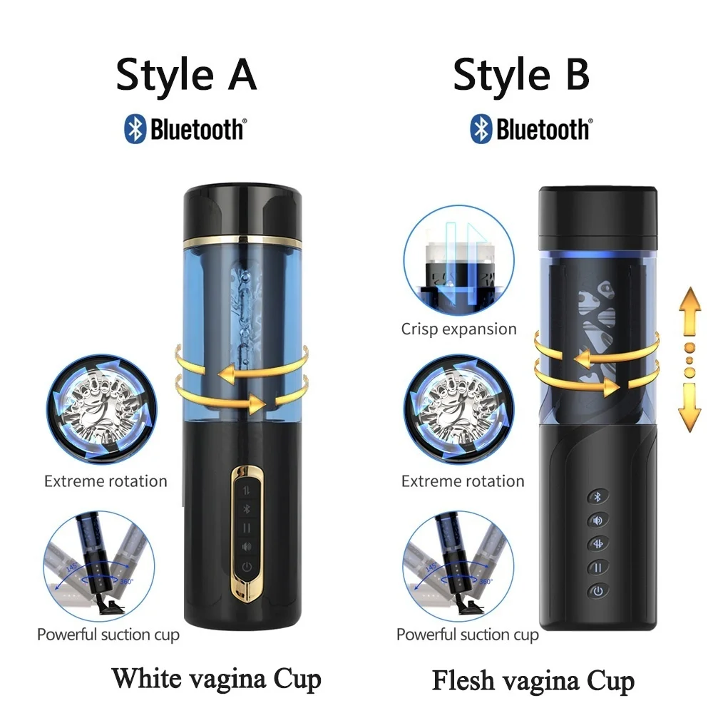 Мощная Мужская чашка для мастурбации автоматическая телескопическая оральная