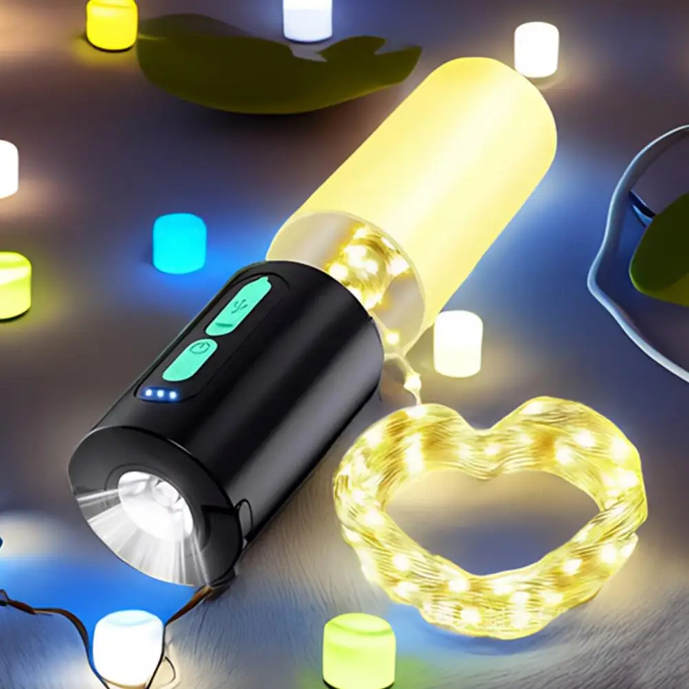 

1 Set Camping Light Set Waterproof Rechargeable Multifunctional Long-lasting Battery Camping Light For Outdoor Adventures