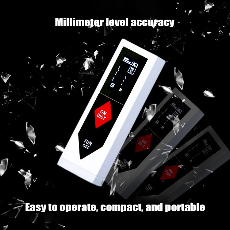 

Mini Handheld Rangefinder Electricians Laser Levels For Construction Tools Portable Projector Distances Voice Measuring Meter