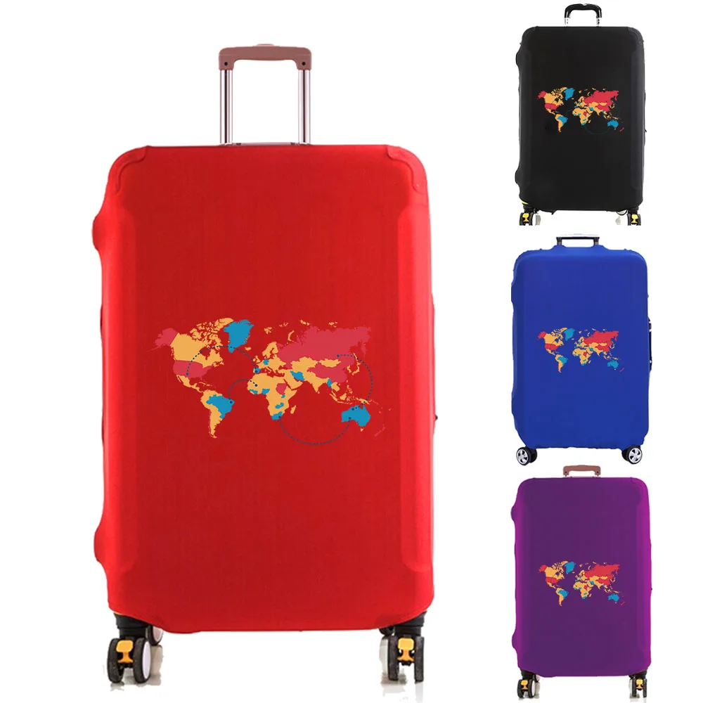 

Luggage Cover Suitcase Protector Graph Travel Series Thicker Elastic Dust Covered for 18-32 Inch Trolley Case Travel Accessories