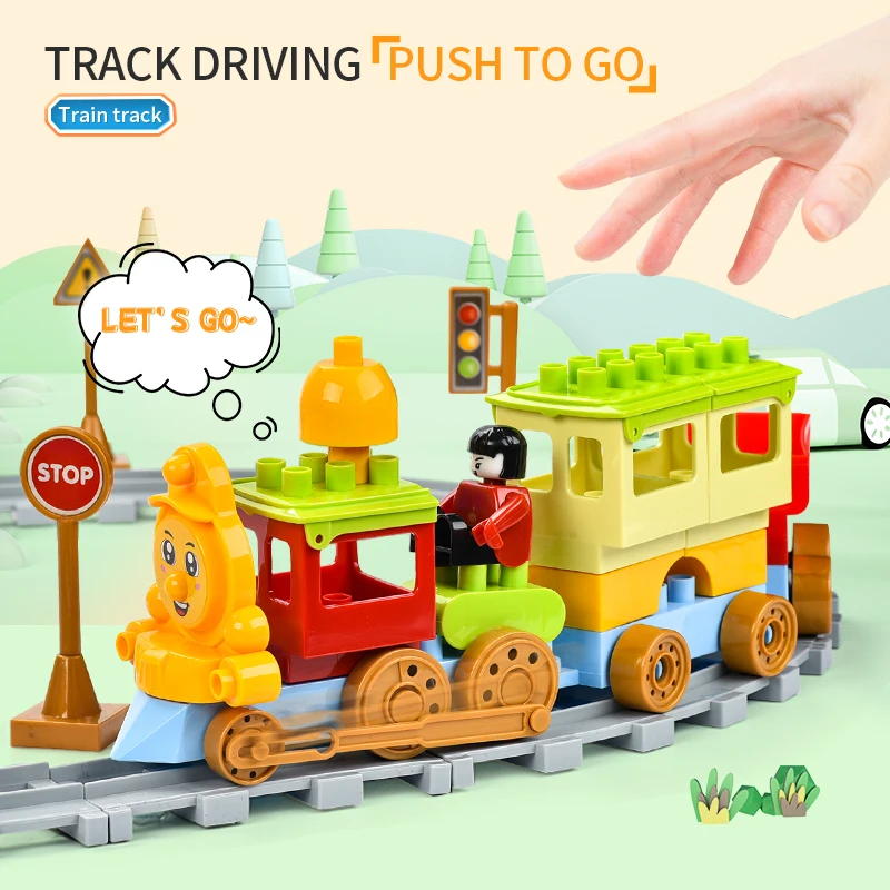 Большой блок-строительный набор — городское колесо обозрения и парк слайдов