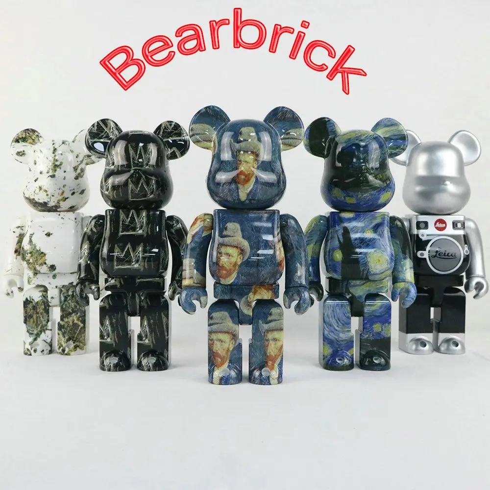 

Игрушка игрушечная, 28 см, модель игрушки Bearbrick 400 высокого качества, статуэтка, украшение, кавайные фигурки, аниме экшн-фигурки, товары с бесплатной доставкой