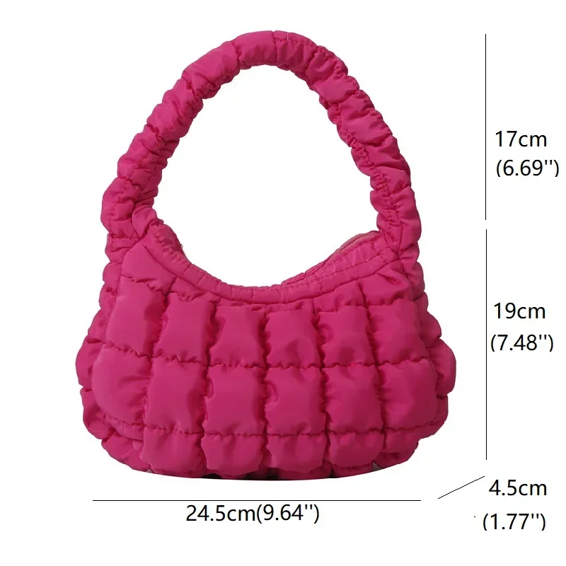 Модные корейские облачные сумки для женщин дизайнерские плиссированные на плечо