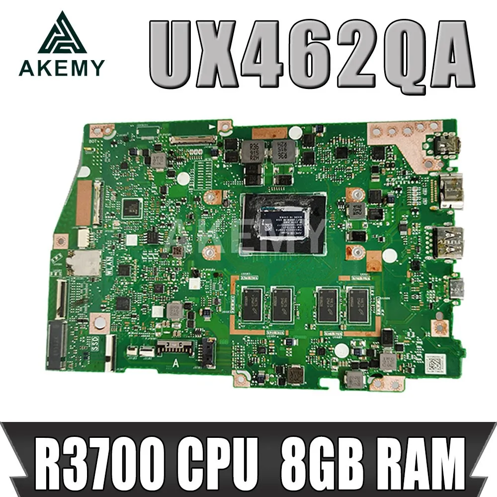 

Материнская плата для ноутбука ASUS ZenBook Q406D Q406DA Q406Q Q406QA UX462QA, материнская плата с процессором R3700 + ОЗУ 8 Гб