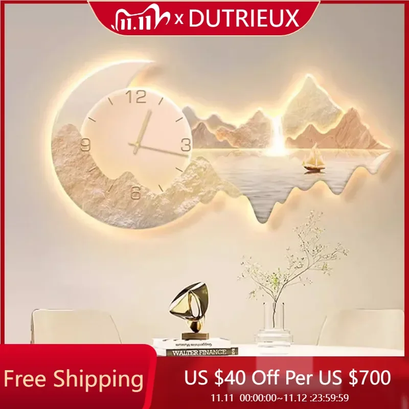 Ксеноморф будильник настенные часы мультфильм большой современный размер