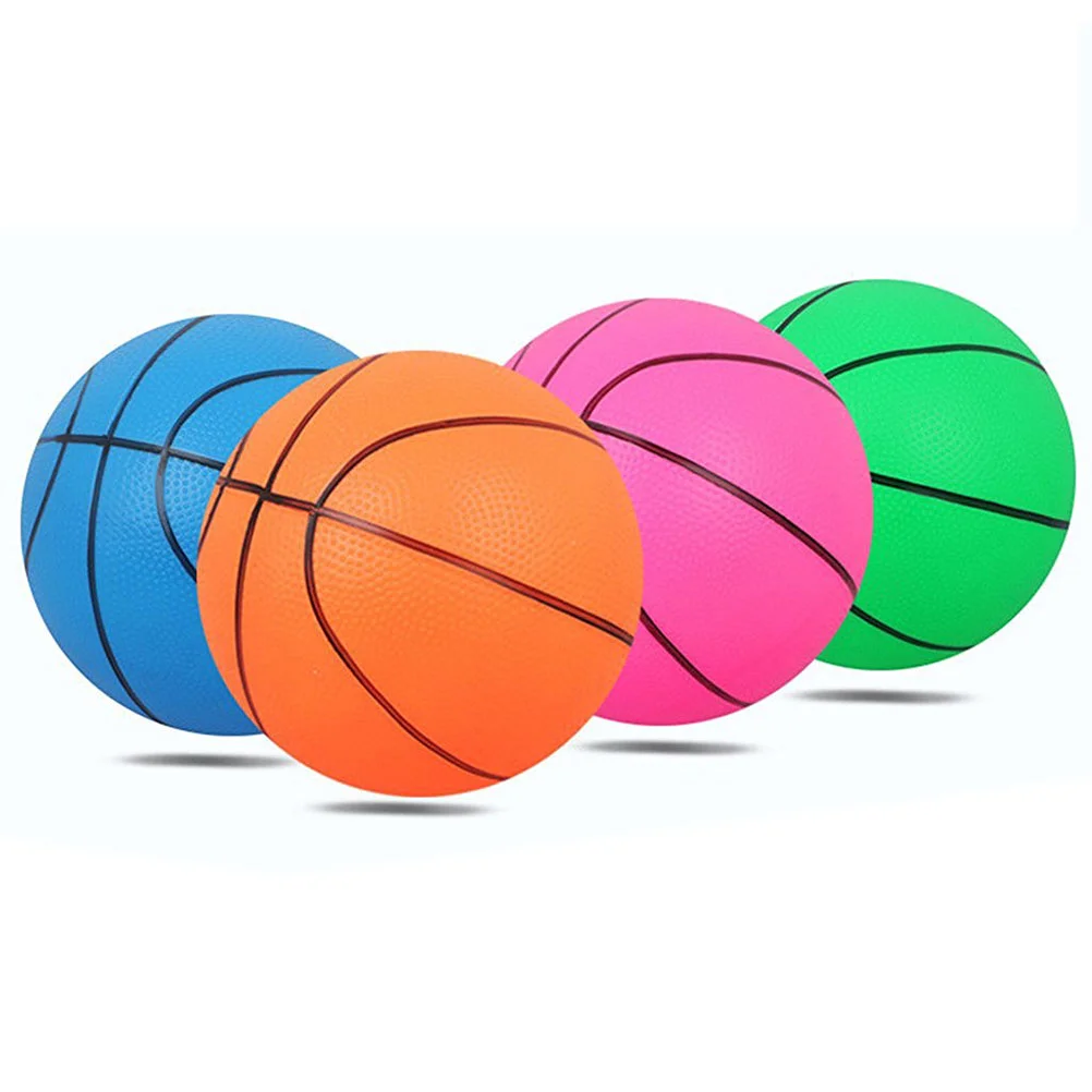 

Basketball Mini Indoorbouncy Kidssofthoop Outdoor Basketballs Inflatable Pump Game Toddler Rubber Kickball
