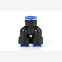 pw y shape pneumatic connector fittings 4681012mm push for air water connecting hose pipe 18 38 12 14 coupler