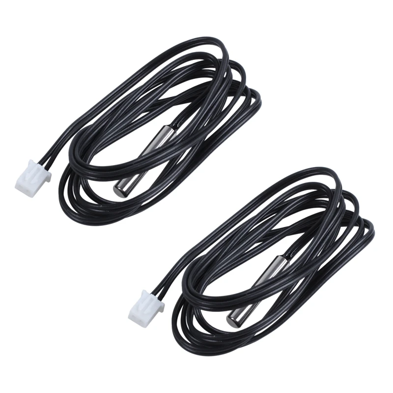 

NEW-2X NTC 10K Ohm Waterproof Digital Thermal Temperature Sensor Probe 1M