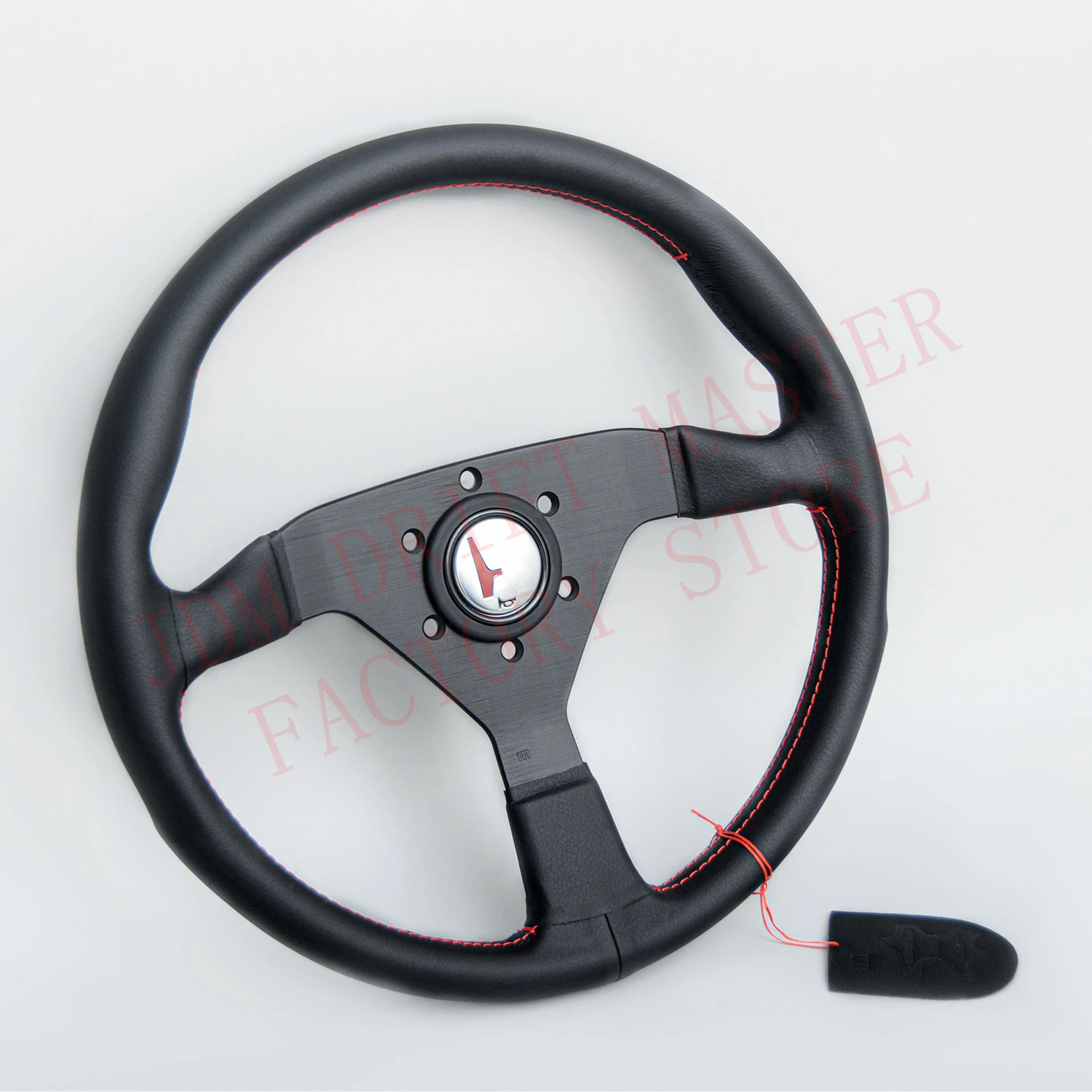 14-дюймовый кожаный руль JDM Racing Montecarlo с ложкой для SIM-игр спортивный Toyota Honda