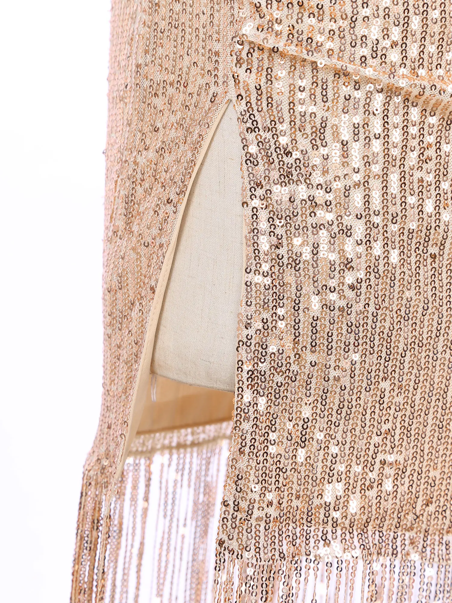 Womens Sequin Tassel Dress Sexy V Neck Side Slit Bodycon Dresses for Woman Prom Gown Cocktail Party Clubwear Vestido De Fiesta