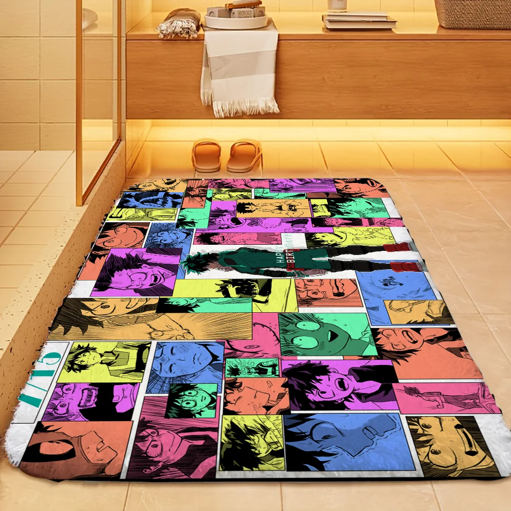 IZUKU Miooriya M My Hero Academia Аниме Напольный Коврик Нескользящий Для Ванной Комнаты