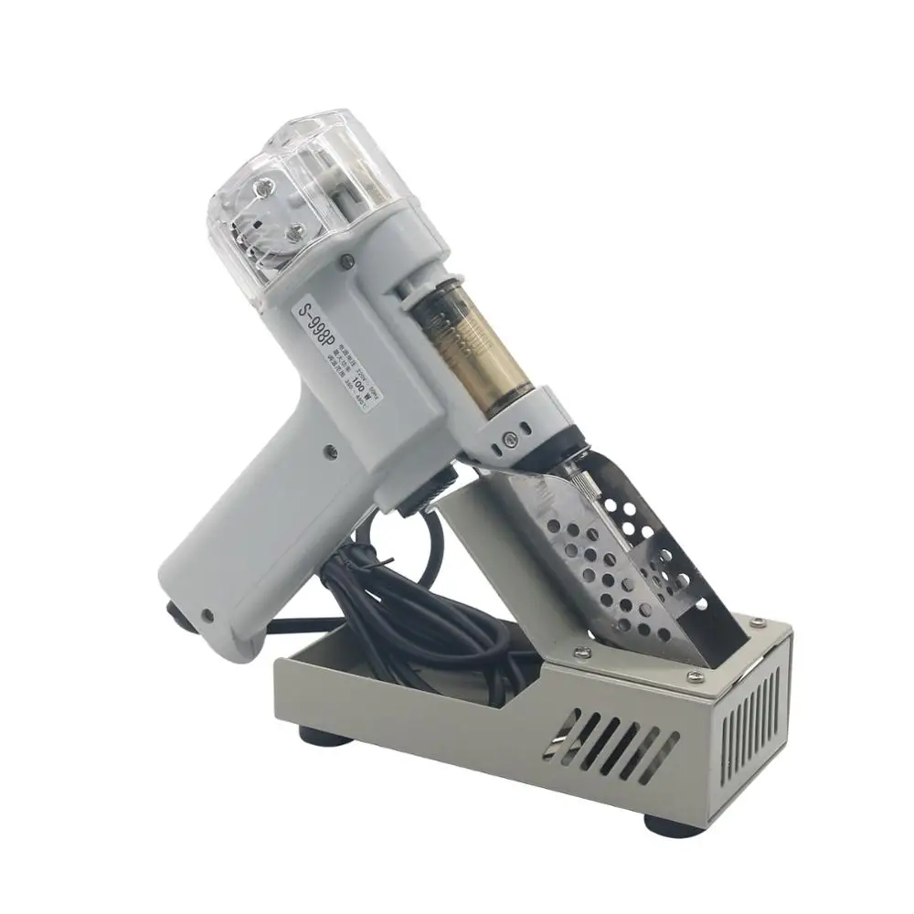 

S-998P 220V 100W Electric Desoldering Gun Double-Pump Vacuum Pump Solder Sucker