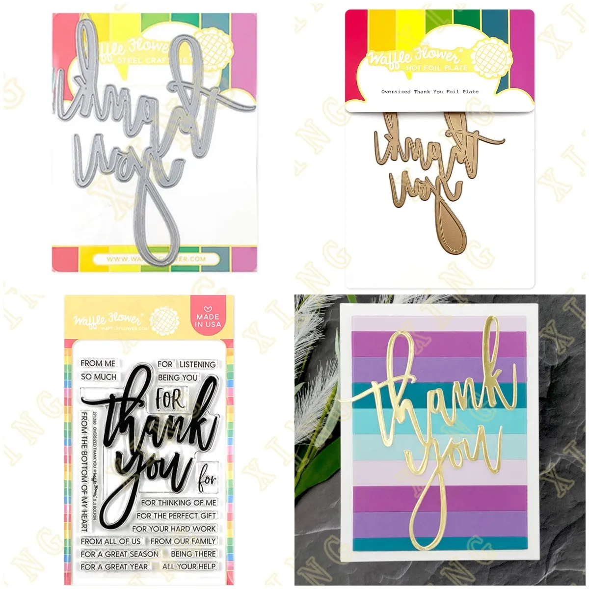 

Thank You Metal Cutting Dies Stamps Hot Foil Scrapbook Diary Decoration Stencil Embossing Template Diy Greeting Card Handmade