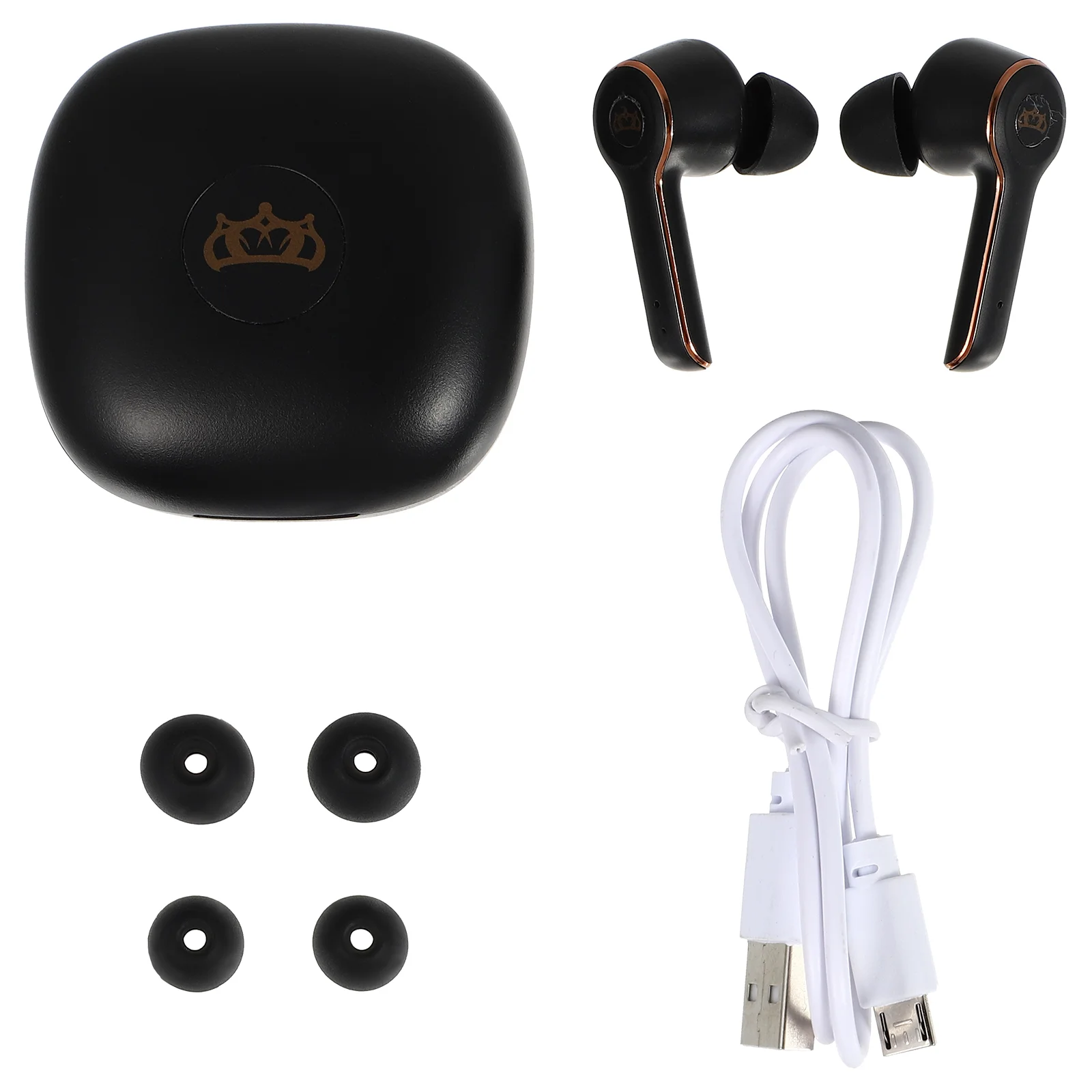 

1 Set of Wireless Earphones Stereo Headphones In-ear Earphones