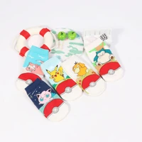 pok%c3%a9mon new neutral socks kawaii cartoon pikachu socks jacquard deodorant cotton socks men and women personality trendy socks