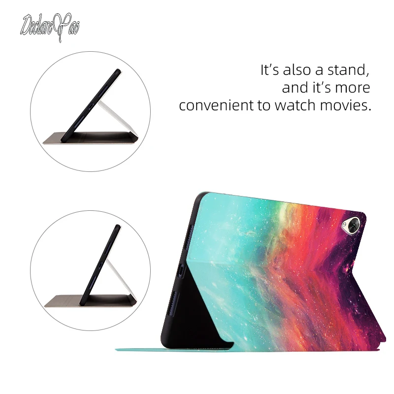 M6 10.8 Case DECLAREYAO Leather Stand Hard Cover For Huawei M5 M3 M2 8 8.4 Coque Radiating Soft Lite | Компьютеры и офис